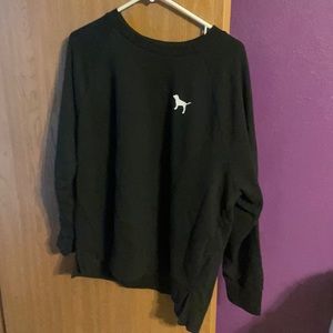 Pink Sweatshirt Black